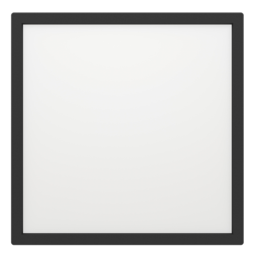 Eglo - LED Kopalniška stropna svetilka LED/13,4W/230V 2700/4000/6500K 29x29 cm IP44 črna