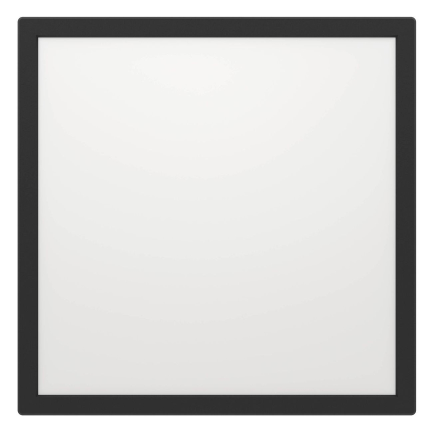Eglo - LED Kopalniška stropna svetilka LED/17,6W/230V 2700/4000/6500K 39x39 cm IP44 črna