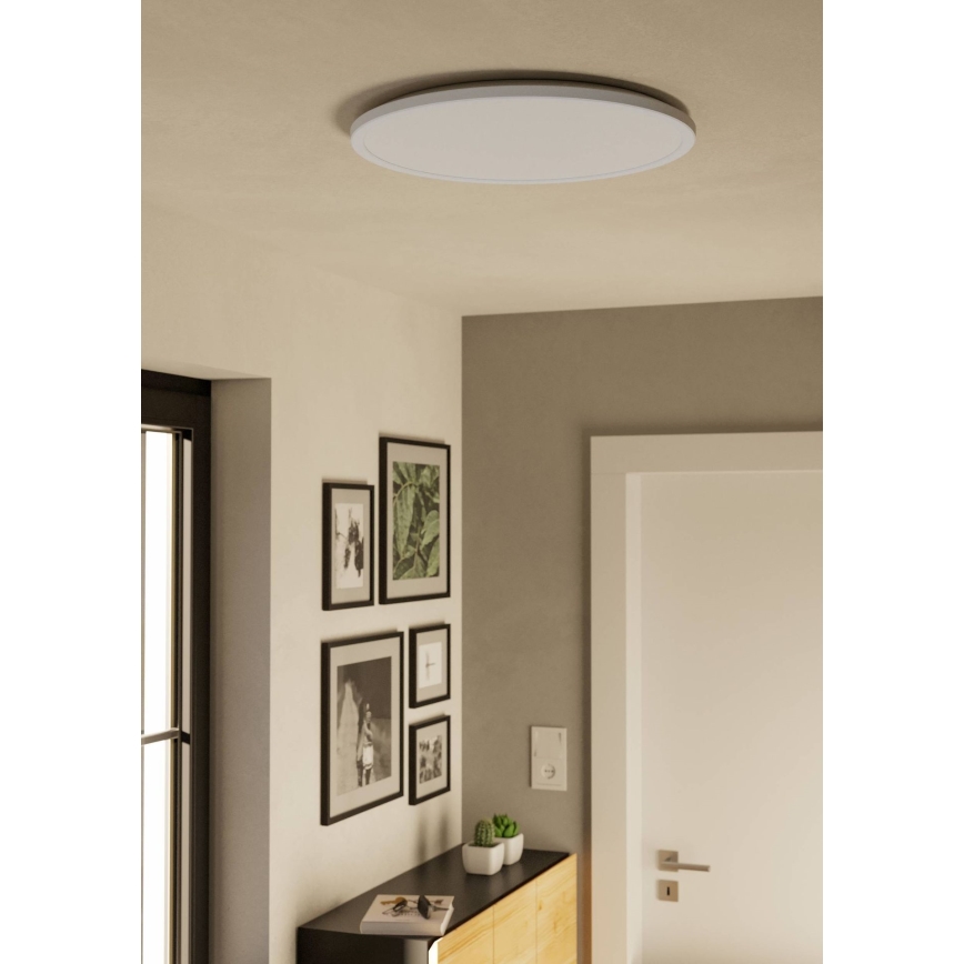 Eglo - LED Kopalniška stropna svetilka LED/16,8W/230V 2700/4000/6500K pr. 50 cm IP44 bela
