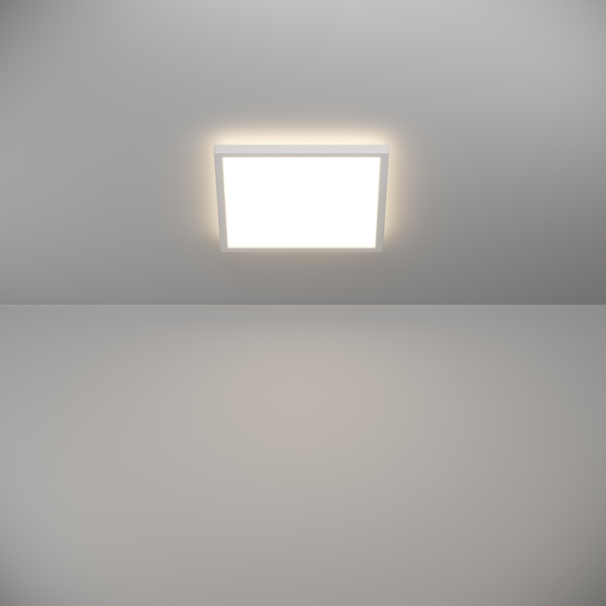 Eglo - LED Kopalniška stropna svetilka LED/13,4W/230V 2700/4000/6500K 29x29 cm IP44 bela