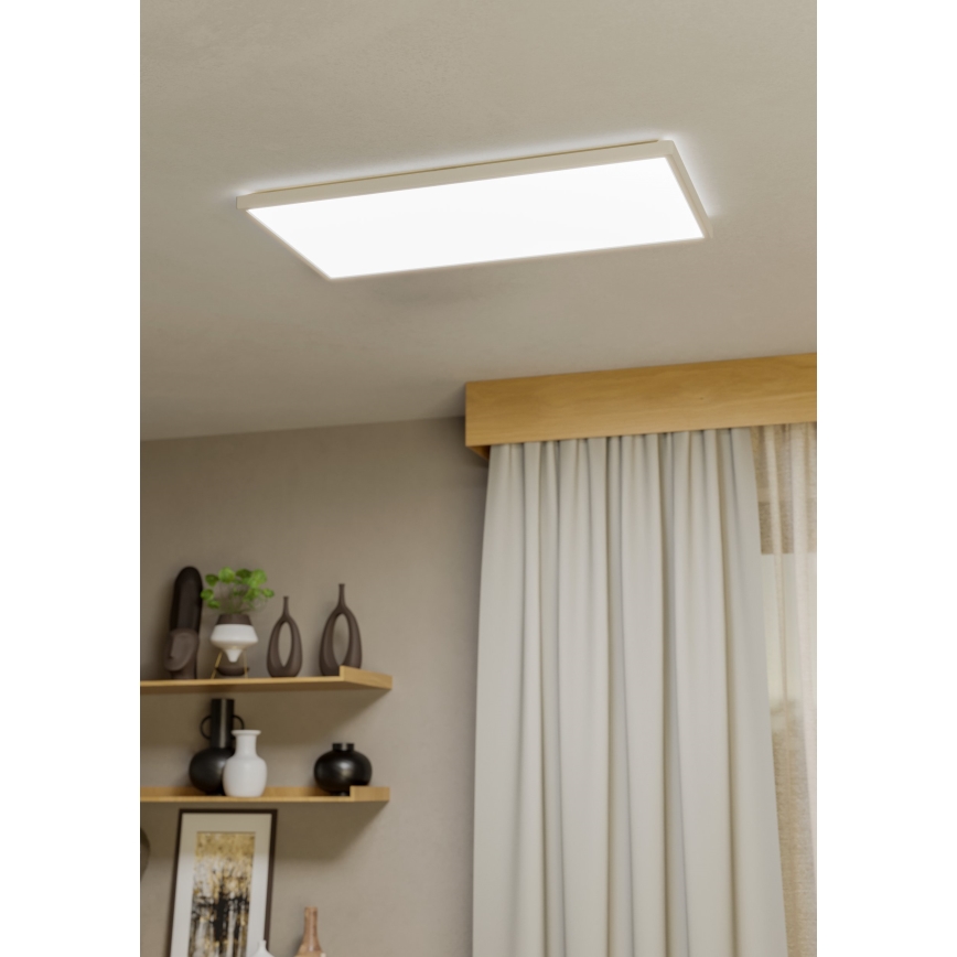 Eglo - LED Kopalniška stropna svetilka LED/17,2W/230V 2700/4000/6500K 30x57 cm IP44 bela