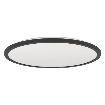 Eglo - LED Kopalniška zatemnitvena stropna svetilka LED/16,8W/230V 2700-6500K pr. 50 cm IP44 črna + Daljinski upravljalnik