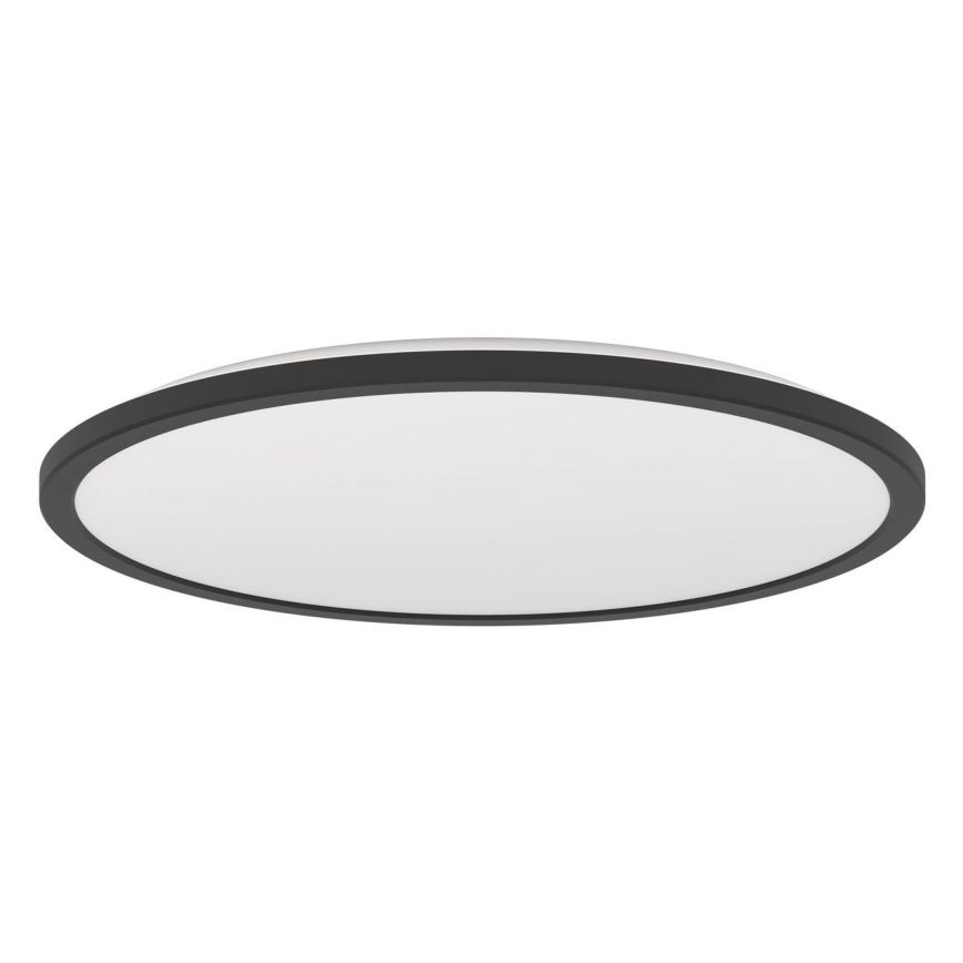 Eglo - LED Kopalniška zatemnitvena stropna svetilka LED/16,8W/230V 2700-6500K pr. 50 cm IP44 črna + Daljinski upravljalnik
