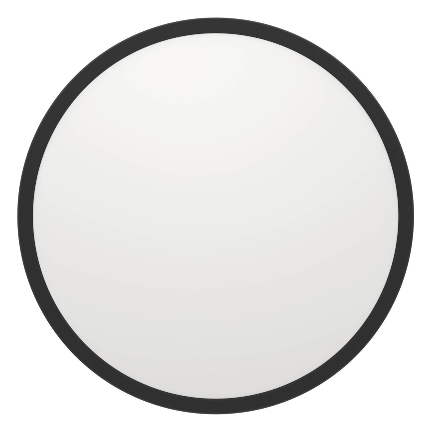 Eglo - LED Kopalniška zatemnitvena stropna svetilka LED/16,8W/230V 2700-6500K pr. 50 cm IP44 črna + Daljinski upravljalnik