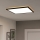 Eglo 901457 - LED Kopalniška zatemnitvena stropna svetilka LED/17W/230V 2700-6500K 50x50 cm IP44 črna + Daljinski upravljalnik