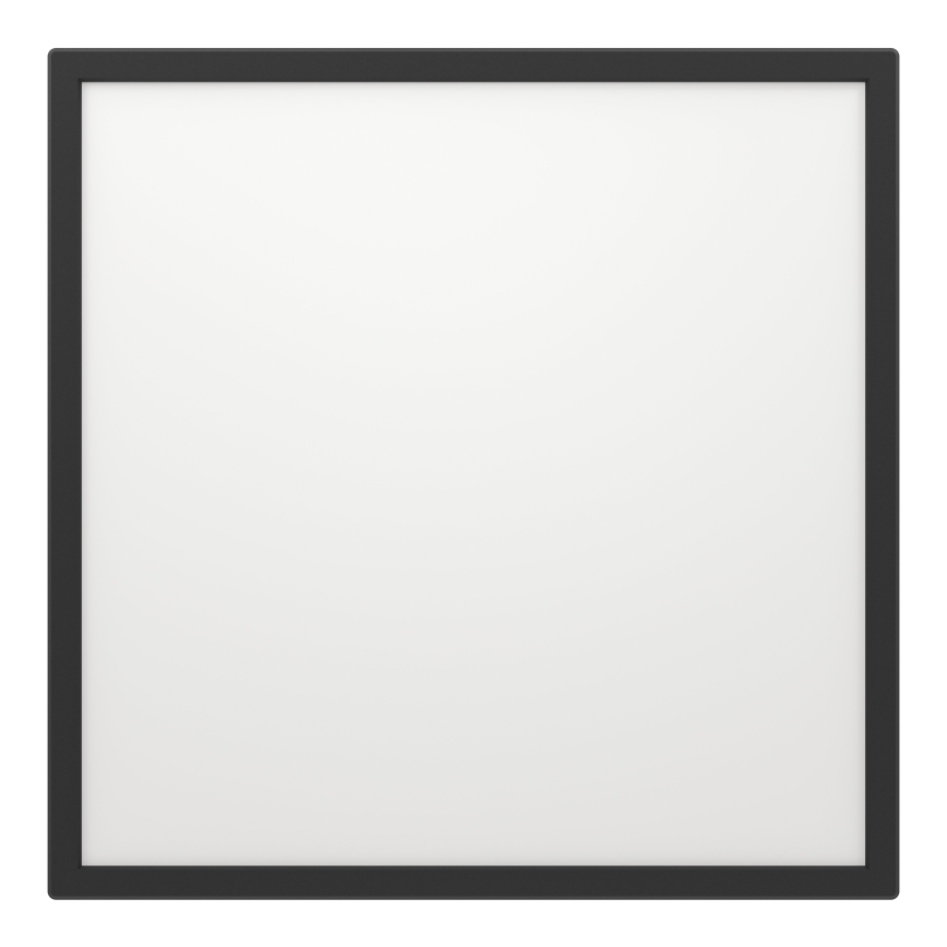 Eglo 901457 - LED Kopalniška zatemnitvena stropna svetilka LED/17W/230V 2700-6500K 50x50 cm IP44 črna + Daljinski upravljalnik