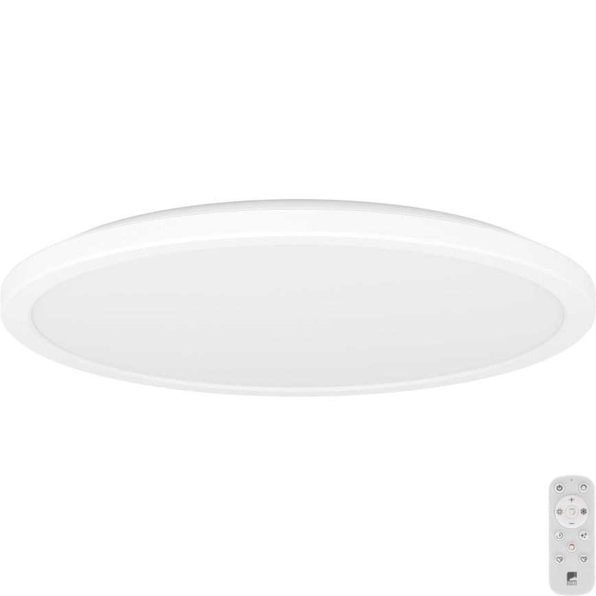 Eglo - LED Kopalniška zatemnitvena stropna svetilka LED/18,5W/230V 2700-6500K pr. 38,9 cm IP44 bela + Daljinski upravljalnik