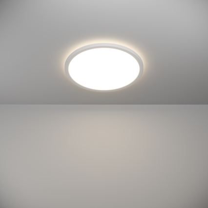 Eglo - LED Kopalniška zatemnitvena stropna svetilka LED/18,5W/230V 2700-6500K pr. 38,9 cm IP44 bela + Daljinski upravljalnik