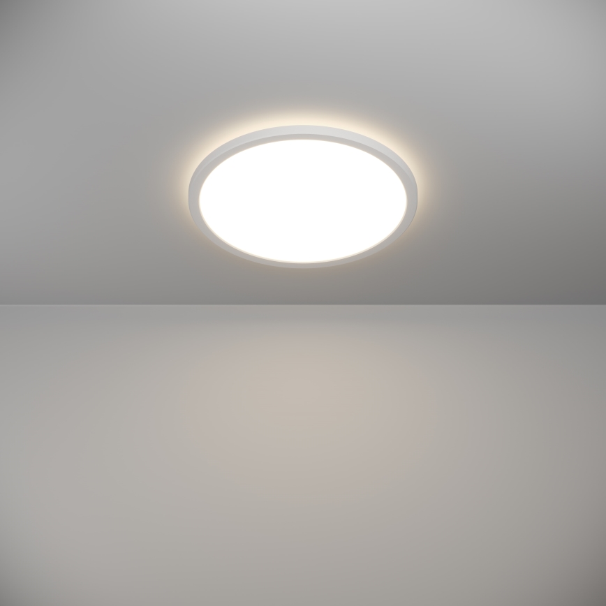 Eglo - LED Kopalniška zatemnitvena stropna svetilka LED/18,5W/230V 2700-6500K pr. 38,9 cm IP44 bela + Daljinski upravljalnik