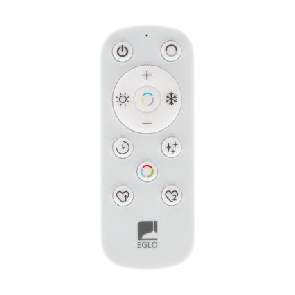 Eglo - LED Kopalniška zatemnitvena stropna svetilka LED/16,8W/230V 2700-6500K pr.50 cm IP44 bela + Daljinski upravljalnik