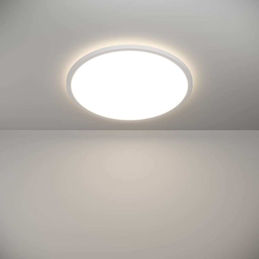 Eglo - LED Kopalniška zatemnitvena stropna svetilka LED/16,8W/230V 2700-6500K pr.50 cm IP44 bela + Daljinski upravljalnik