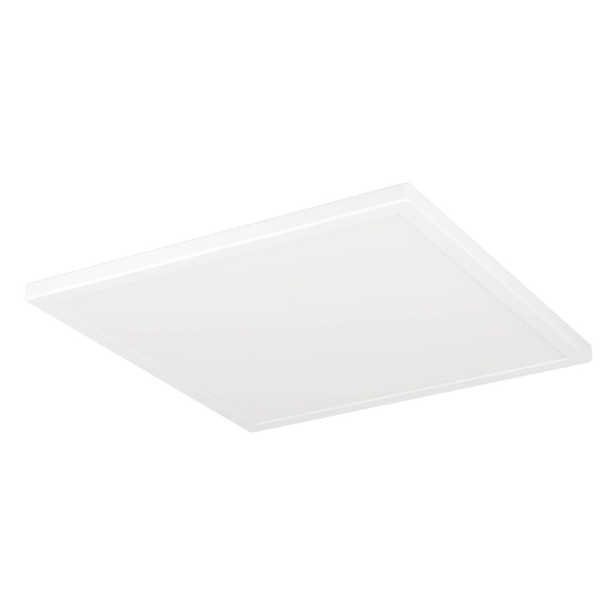 Eglo - LED Kopalniška zatemnitvena stropna svetilka LED/17,6W/230V 2700-6500K 39x39 cm IP44 bela + Daljinski upravljalnik