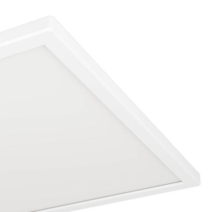 Eglo - LED Kopalniška zatemnitvena stropna svetilka LED/17,6W/230V 2700-6500K 39x39 cm IP44 bela + Daljinski upravljalnik