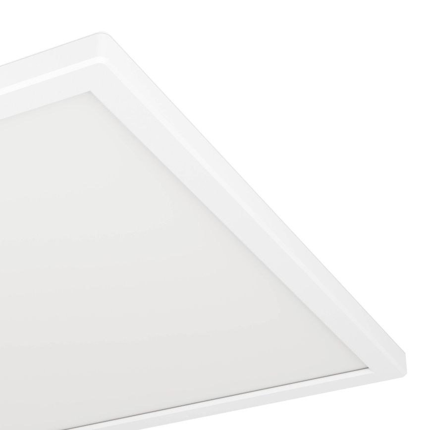 Eglo - LED Kopalniška zatemnitvena stropna svetilka LED/17,6W/230V 2700-6500K 39x39 cm IP44 bela + Daljinski upravljalnik