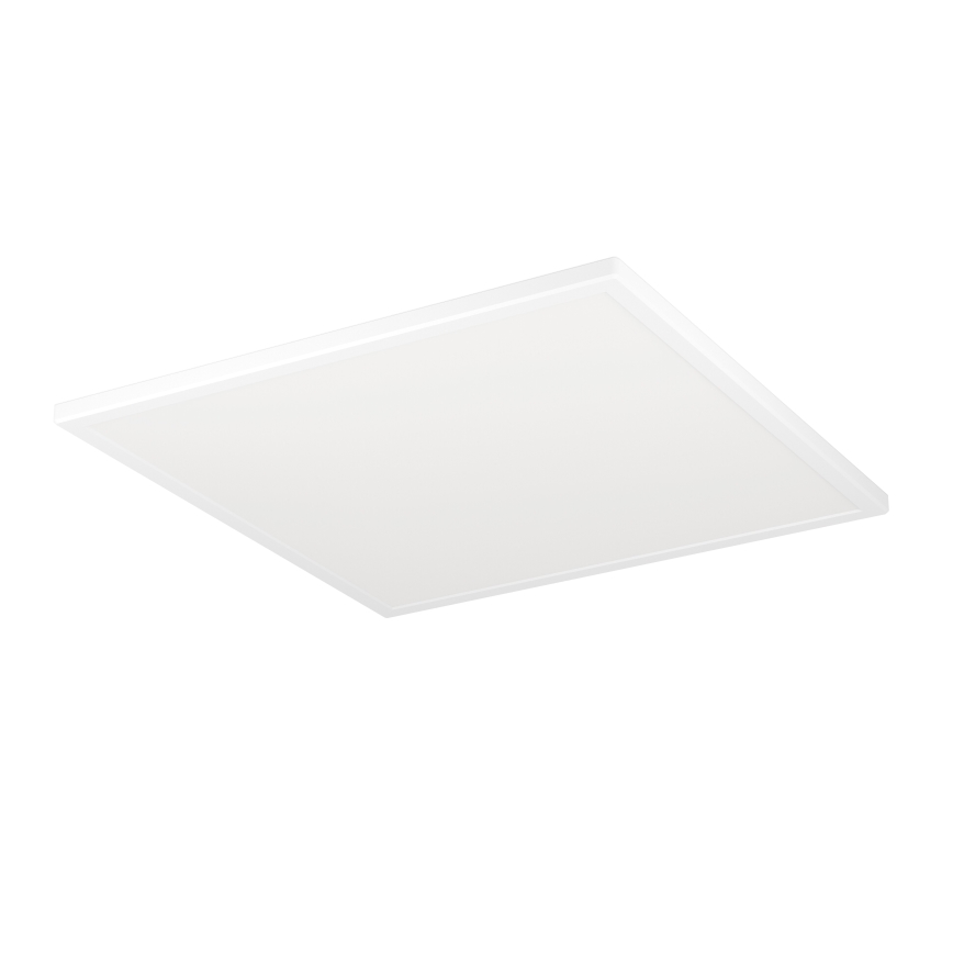 Eglo - LED Kopalniška zatemnitvena stropna svetilka LED/17W/230V 2700-6500K 50x50 cm IP44 bela + Daljinski upravljalnik