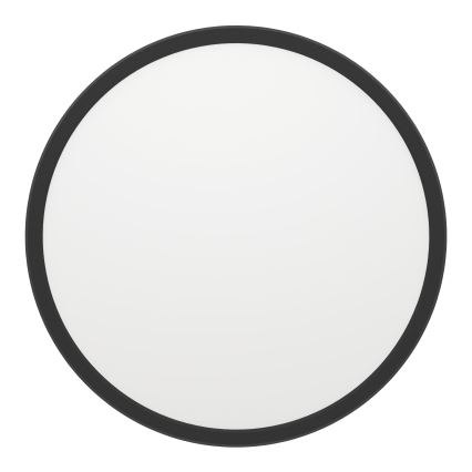 Eglo - LED RGBW Zatemnitvena kopalniška stropna svetilka LED/13,9W/230V 2700-6500K pr. 30 cm IP44 črna ZigBee