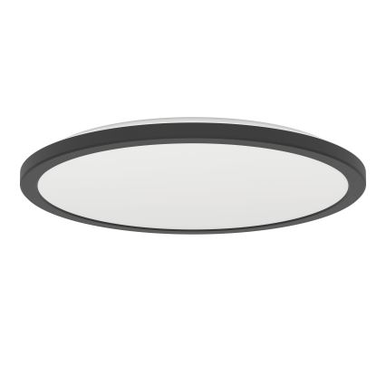 Eglo - LED RGBW Zatemnitvena kopalniška stropna svetilka LED/18,5W/230V 2700-6500K pr.38,9cm IP44 črna ZigBee