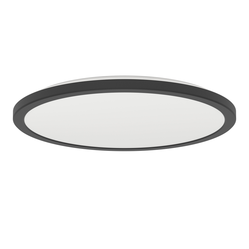 Eglo - LED RGBW Zatemnitvena kopalniška stropna svetilka LED/18,5W/230V 2700-6500K pr.38,9cm IP44 črna ZigBee