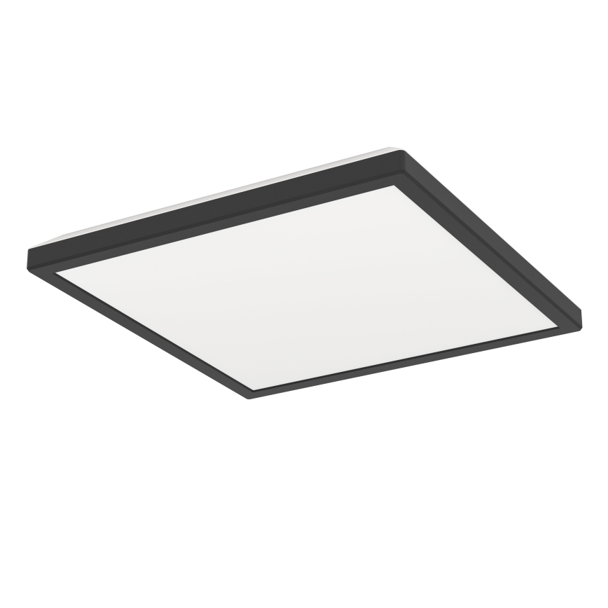 Eglo - LED RGBW Zatemnitvena kopalniška stropna svetilka LED/13,4W/230V 2700-6500K 29x29 cm IP44 črna