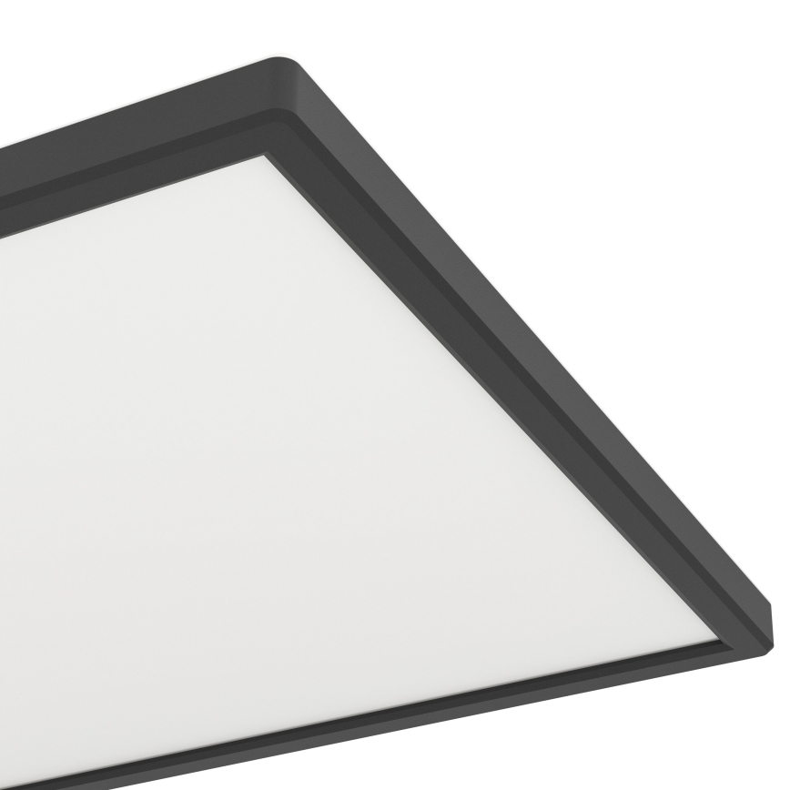 Eglo - LED RGBW Zatemnitvena kopalniška stropna svetilka LED/17,2W/230V 2700-6500K 30x57cm IP44 črna ZigBee