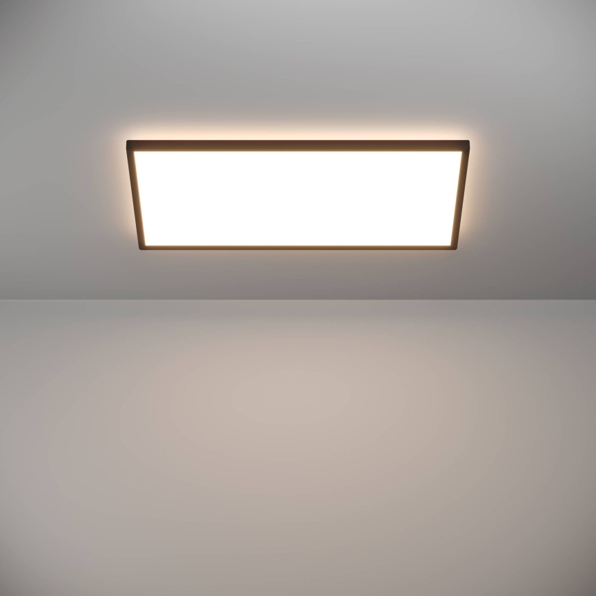 Eglo - LED RGBW Zatemnitvena kopalniška stropna svetilka LED/17,2W/230V 2700-6500K 30x57cm IP44 črna ZigBee