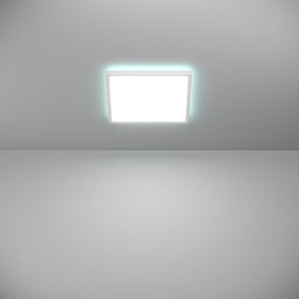 Eglo - LED RGBW Zatemnitvena kopalniška stropna svetilka LED/13,4W/230V 2700-6500K 29x29 cm IP44 bela ZigBee