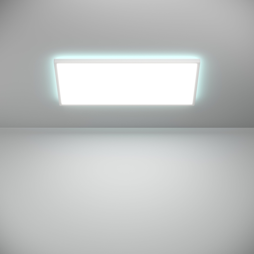 Eglo - LED RGBW Zatemnitvena kopalniška stropna svetilka LED/17,2W/230V 2700-6500K 30x57cm IP44 bela ZigBee