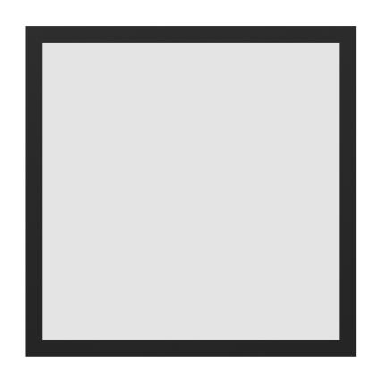 Eglo - LED RGBW zatemnljivo stropno svetilo LED/19W/230V 2700-6500K 40x40 cm črna