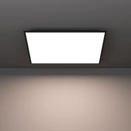 Eglo - LED RGBW Zatemljiv nadometni panel LED/33W/230V 2700-6500K 60x60 cm črna