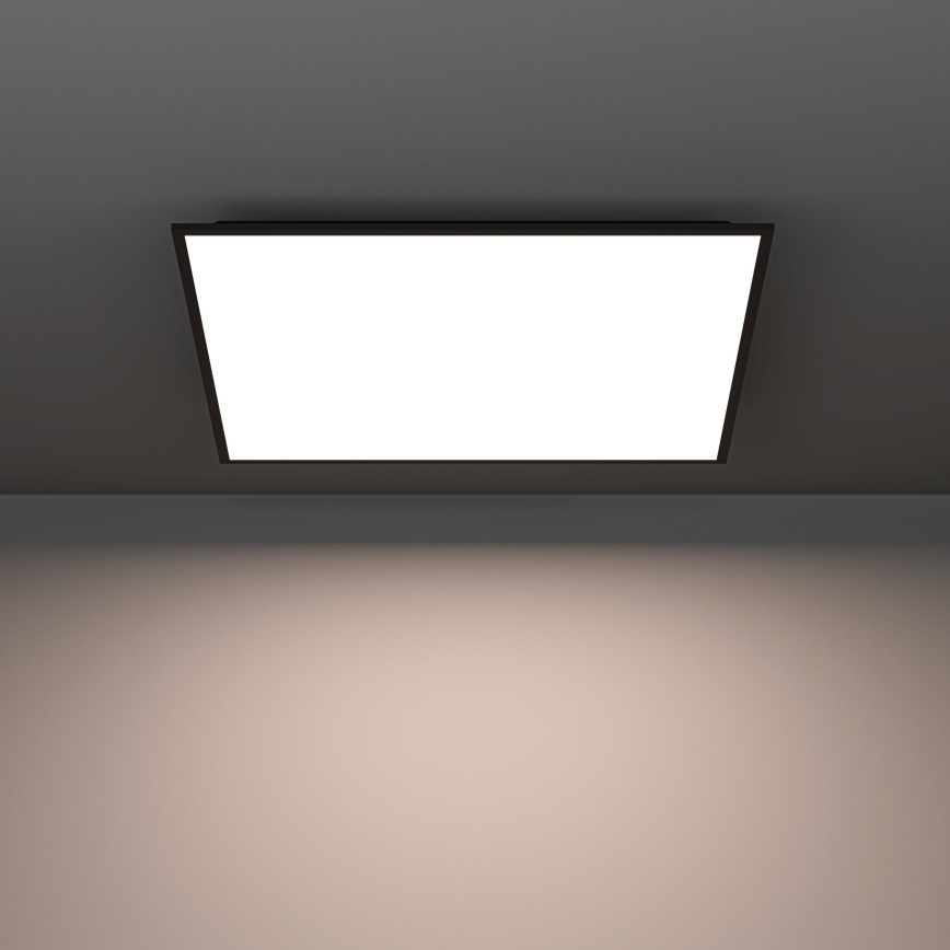 Eglo - LED RGBW Zatemljiv nadometni panel LED/33W/230V 2700-6500K 60x60 cm črna