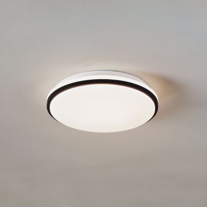 Eglo - LED stropna svetilka za kopalnico LED/18W/230V 3000/4000/6500K IP54 črna