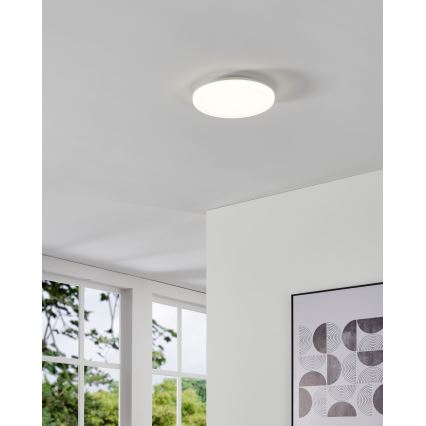 Eglo - LED kopalniško stropno svetilo LED/20W/230V 2700/4000/6500K premer 31 cm IP54 bela