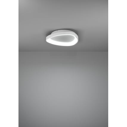 Eglo - LED Zatemnitvena stropna svetilka LED/12W/230V 2700-6500K bela + Daljinski upravljalnik
