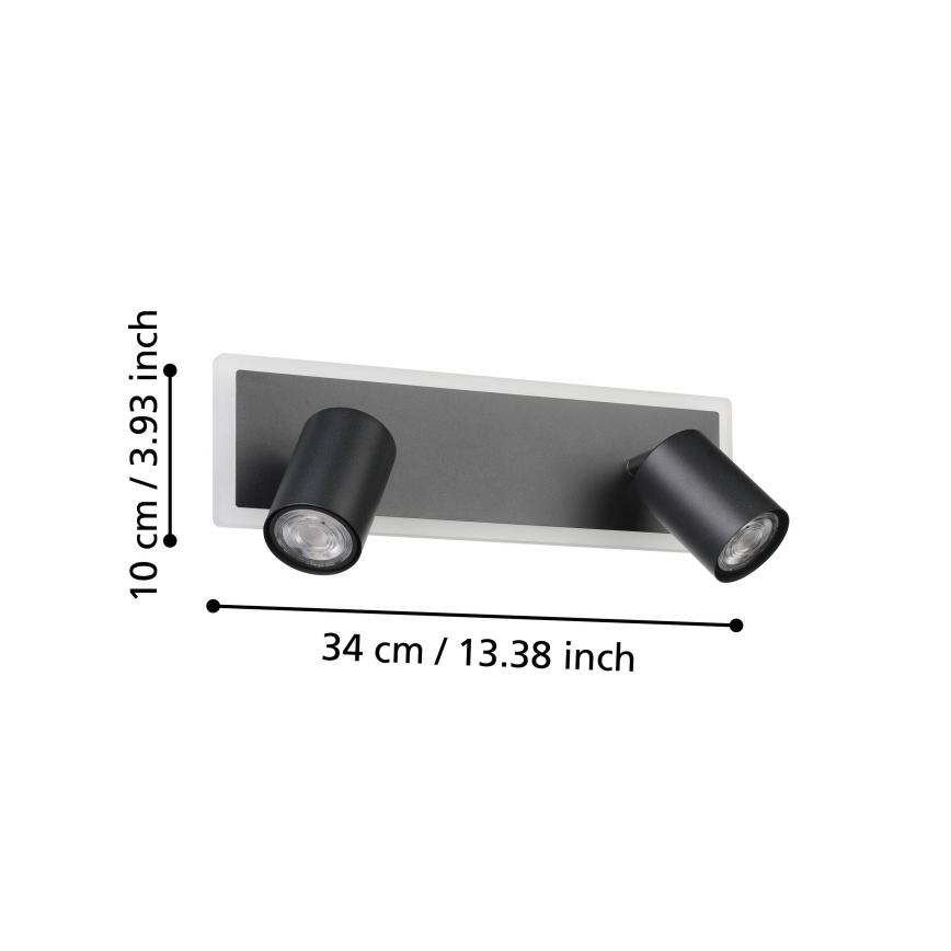 Eglo - LED točkovno svetilo LED/12W/230V črno