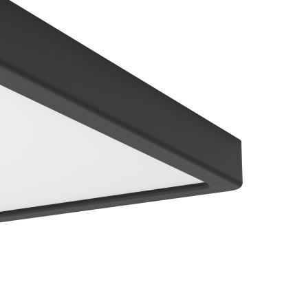 Eglo - LED RGBW zatemnjivo kopalniško stropno svetilo LED/17,8W/230V 2700-6500K 39x39 cm IP44 črna
