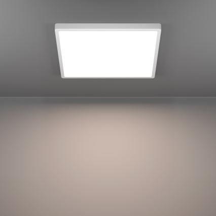 Eglo - LED RGBW zatemnljivo kopalniško stropno svetilo LED/17,8W/230V 2700-6500K premer 39 cm IP44 bela