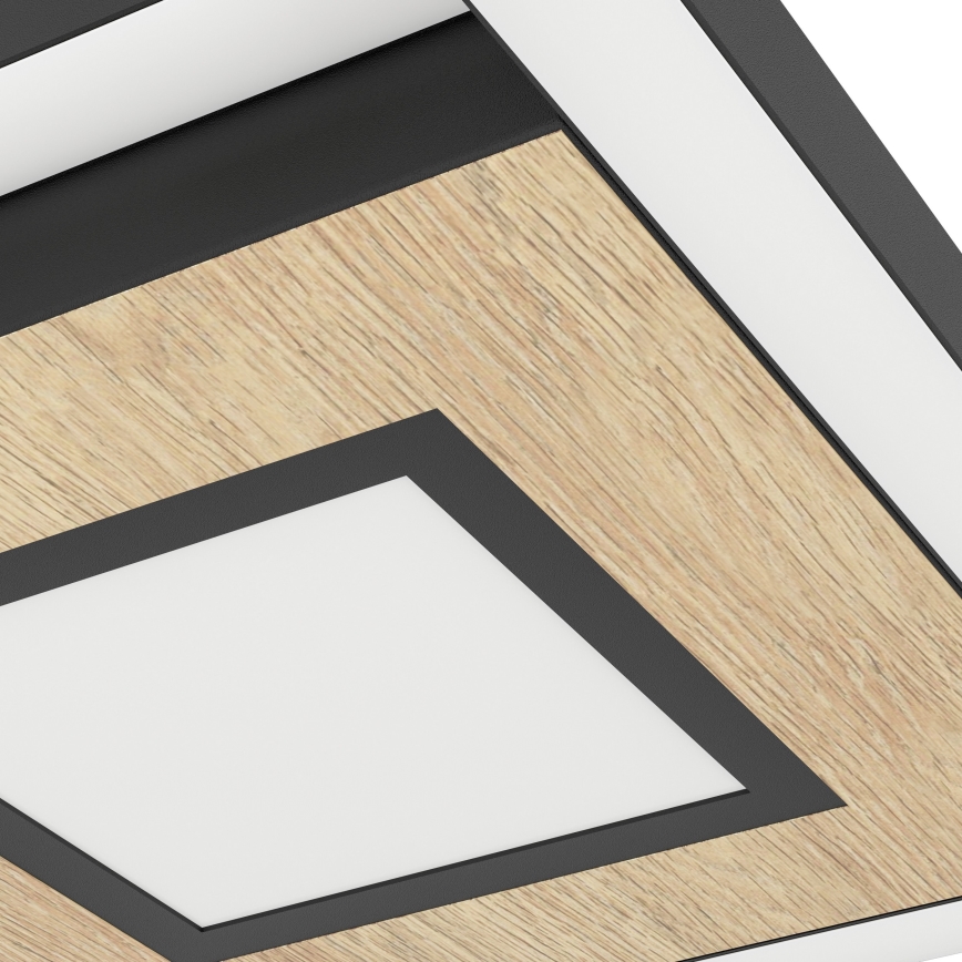 Eglo - LED Zatemnitvena stropna svetilka 2xLED/17W/230V +1xLED/4,2W 2700-6500K + Daljinski upravljalnik