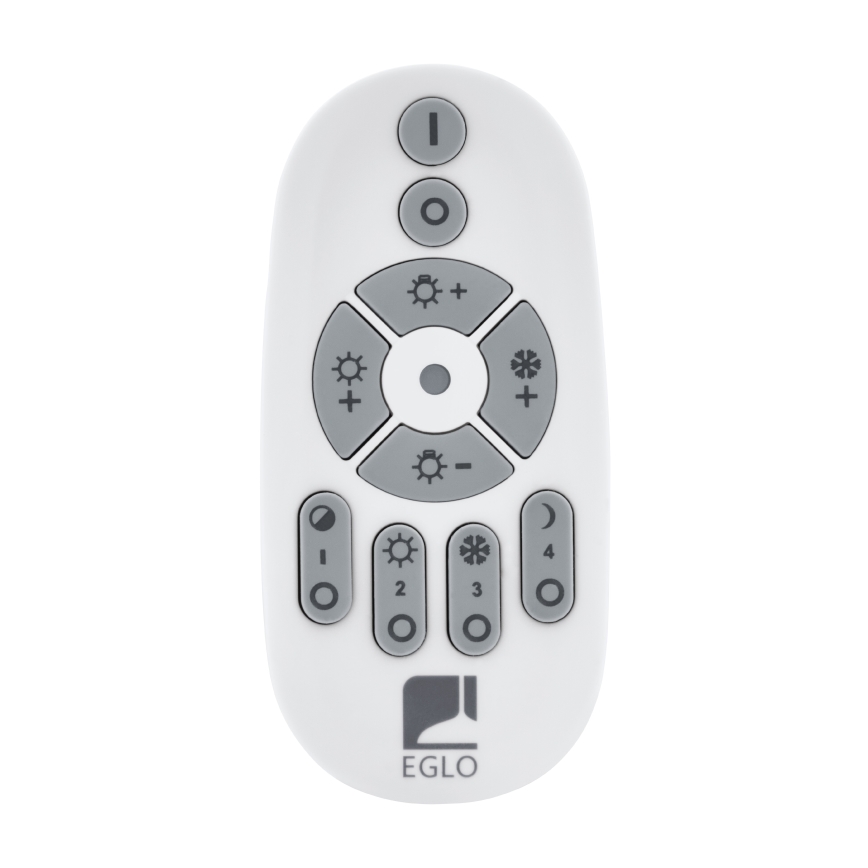 Eglo - LED stropna svetilka z možnostjo zatemnitve 2xLED/17W/230V +LED/4,2W 2700-6500K + daljinski upravljalnik