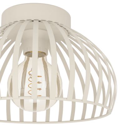 Eglo - Stropna svetilka 1xE27/40W/230V pr. 28 cm krem barva