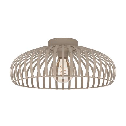 Eglo - Stropna svetilka 1xE27/40W/230V, premer 43 cm, bež