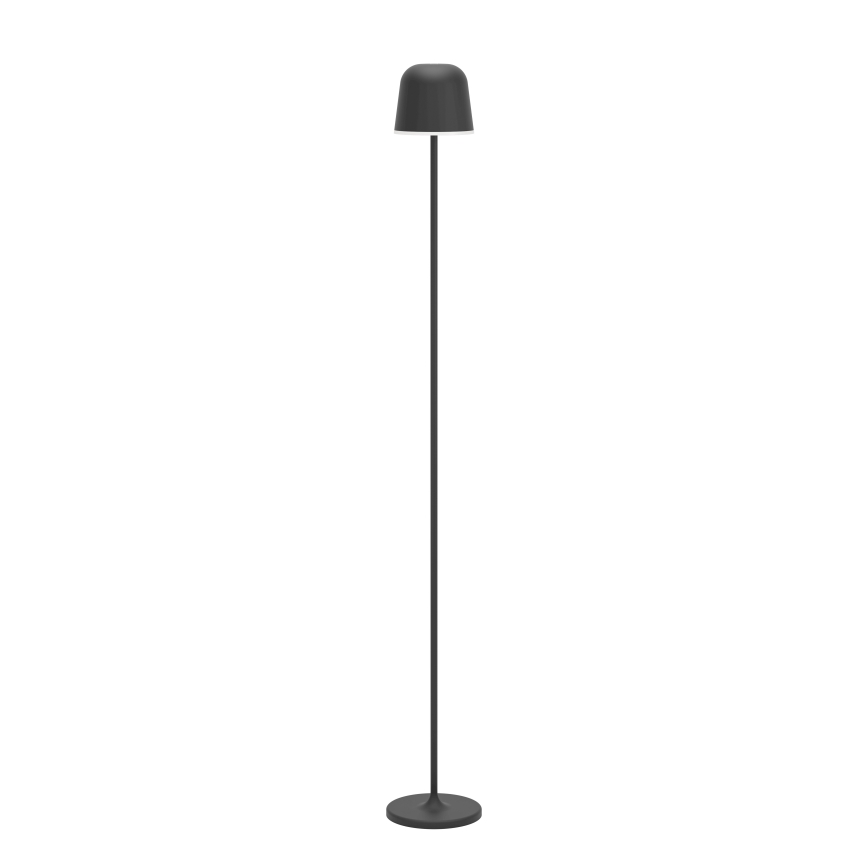 Eglo - LED Zatemnitvena zunanja polnilna talna svetilka LED/4,3W/5V 2400/3000/4000K IP54 črna