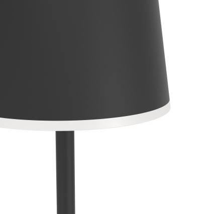 Eglo - LED Zatemnitvena zunanja polnilna talna svetilka LED/4,3W/5V 2400/3000/4000K IP54 črna