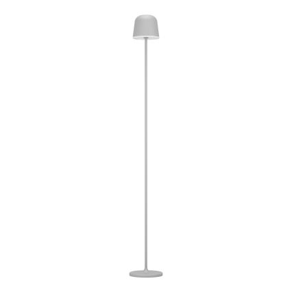 Eglo - LED Zatemnitvena zunanja polnilna talna svetilka LED/4,3W/5V 2400/3000/4000K IP54 siva