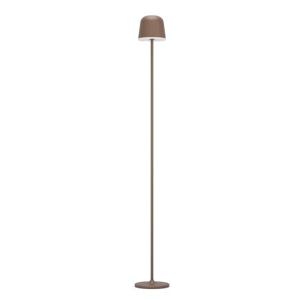 Eglo - LED Zatemnitvena zunanja polnilna talna svetilka LED/4,3W/230V 2400/3000/4000K IP54 rjava