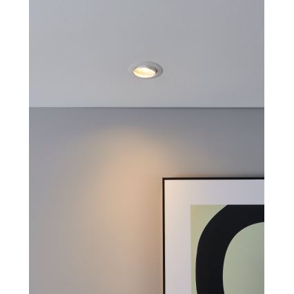 Eglo - SET 3x LED Vgradna svetilka 1xGU10/4W/230V bela