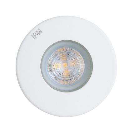 Eglo - SET 3xLED Kopalniška vgradna svetilka 1xGU10/4W/230V IP44 bela