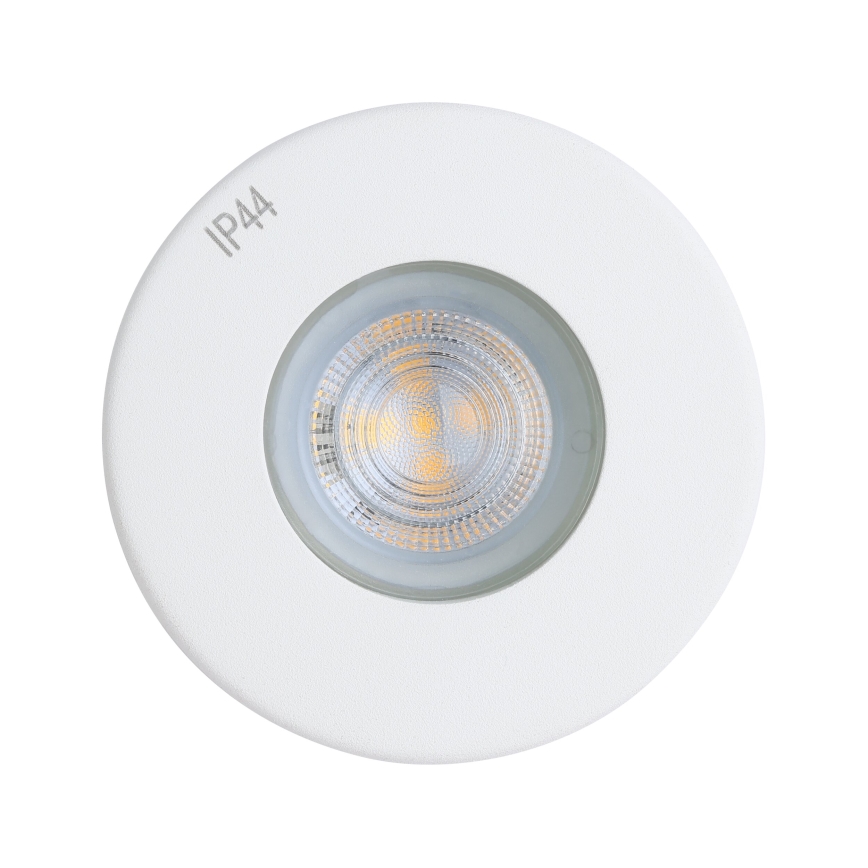 Eglo - SET 3xLED Kopalniška vgradna svetilka 1xGU10/4W/230V IP44 bela