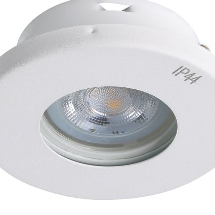 Eglo - SET 3xLED Kopalniška vgradna svetilka 1xGU10/4W/230V IP44 bela