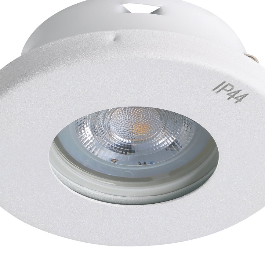 Eglo - SET 3xLED Kopalniška vgradna svetilka 1xGU10/4W/230V IP44 bela