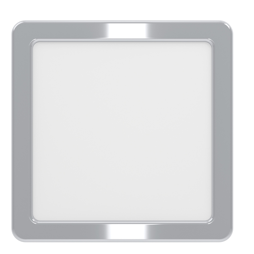 Eglo - LED kopalniška stropna svetilka LED/7W/230V 2700/4000/6500K 15x15 cm IP44 sijajni krom